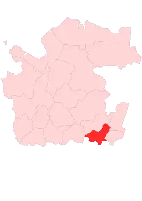 Localisation de Raïon de Kotlas