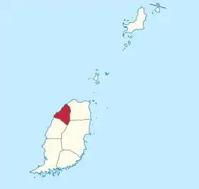 Localisation de Saint Mark