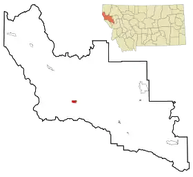 Localisation de Thompson Falls