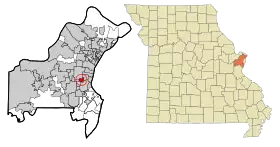 Localisation de Rock Hill