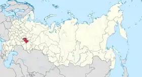 Localisation de République du Tatarstan