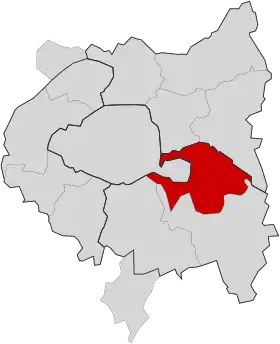 Localisation de Établissement public territorial Paris Est Marne & Bois