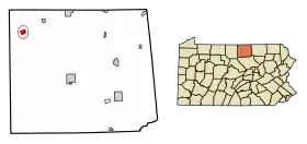 Localisation de Westfield