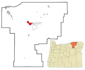 Localisation de Pendleton