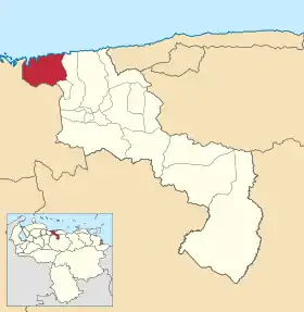 Localisation de Ocumare de la Costa de Oro