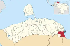 Localisation de José Laurencio Silva