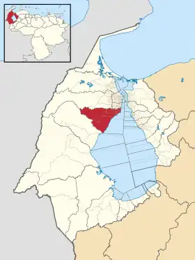 Localisation de La Cañada de Urdaneta
