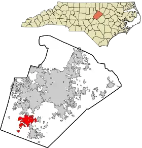 Localisation de Holly Springs