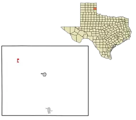 Localisation de Mobeetie