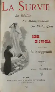 Illustration de la couverture de La Survie de Rufina Noeggerath, 1897.