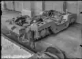 L'un des deux bogies motorisés de la RBe 4/8 301 en 1947
