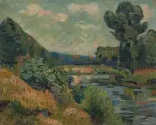 Bords de Marne à Charenton, vers 1895.Cleveland Museum of Art.