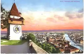 Graz, Uhrturm.