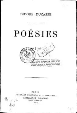 Image illustrative de l’article Poésies I