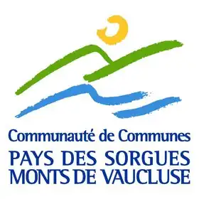 Blason de Communauté de communes Pays des Sorgues Monts de Vaucluse