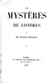 Les Mystères de Londres, t.&nbsp;1, 370&nbsp;p.